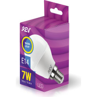 Светодиодная лампа LED G45 Е14 7W 560Лм, 2700K, теплый свет REV 32340 2