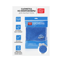 Тряпка для мытья пола OfficeClean Премиум микрофибра 70x80 см индивидуальная упаковка 246344