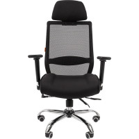 Компьютерное кресло CHAIRMAN 555 LUX TW черный 00-07062965