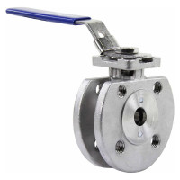 Шаровой полнопроходной кран DN.ru КШмФП.316.200 Ду15 Ру16 с ISO-фланцем, межфланцевый D160-04802