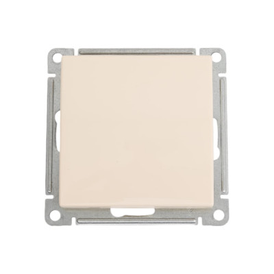 1-клавишный механизм выключателя Systeme Electric скрытой проводки W59 10А IP20 10AX слоновая кость VS110-154-2-86