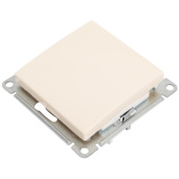 1-клавишный механизм выключателя Systeme Electric скрытой проводки W59 10А IP20 10AX слоновая кость VS110-154-2-86
