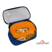 Ленточный трос в пакете СЕРВИС КЛЮЧ суперусиленный 5 т 19005