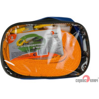 Ленточный трос в пакете СЕРВИС КЛЮЧ суперусиленный 5 т 19005