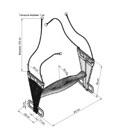 Двойная пластиковая качель MoyDvor SAC000108Y