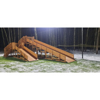 Детская заливная горка MoyDvor Swan-4
