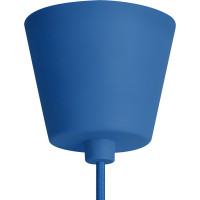 Пластиковый патрон REV E27 с подвесом 1 м, синий 24646 6