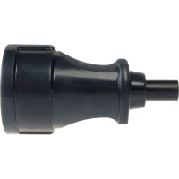 Розетка кабельная duwi прямая б/з 10А 230B черная 30457 9