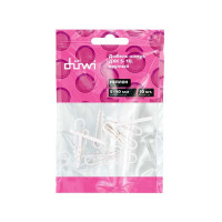 Дюбель-хомут duwi ДХК 5х10, белый, круглый, 10 шт. 30346 6