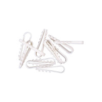 Дюбель-хомут duwi ДХК 5х10, белый, круглый, 10 шт. 30346 6