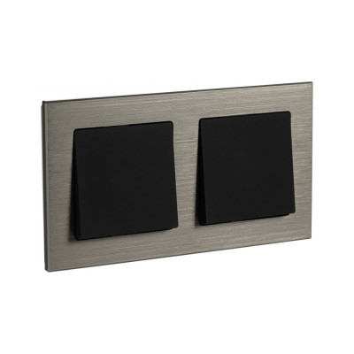 Рамка Systeme Electric AtlasDesign NATURE металл латунь 2-ая ATN312202