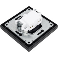 Розетка Systeme Electric AtlasDesign Карбон б/з, 16А, в сборе SE ATN001040