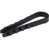 Дюбель-хомут duwi ДХК 5х10, черный, круглый, 10 шт. 30347 3