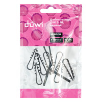 Дюбель-хомут duwi ДХК 5х10, черный, круглый, 10 шт. 30347 3