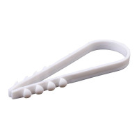 Дюбель-хомут duwi ДХК 11-18, круглый, белый, 10 шт. 30344 2