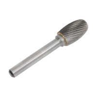 Борфреза овальная (тип E; 12х20 мм; хвостовик 6 мм) KORNOR 351122006