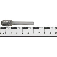 Борфреза овальная (тип E; 12х20 мм; хвостовик 6 мм) KORNOR 351122006