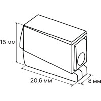 Клеммы для осветительного оборудования duwi CMK 224-112 0,5-2,5мм, 5 шт. 26734 8