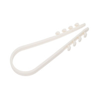 Дюбель-хомут duwi ДХК 19-25, круглый, белый, 10 шт. 30345 9