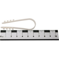 Дюбель-хомут duwi ДХК 19-25, круглый, белый, 10 шт. 30345 9