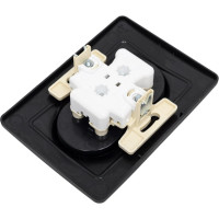 Розетка Systeme Electric Blanca внутр Антрацит 2-ая б/з без шторок, 16А, 250В SE BLNRS000026