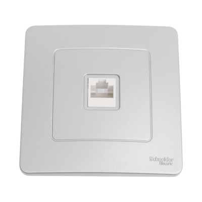 Компьютерная розетка Systeme Electric Blanca внутр Алюминий RJ45 SE BLNIS045003
