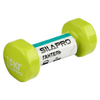 Гантель с виниловым покрытием SILAPRO 1.5 кг 197-006