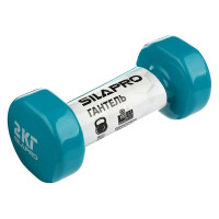 Гантель с виниловым покрытием SILAPRO 2 кг 197-007