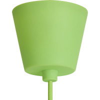 Пластиковый патрон E27 REV с подвесом 1 м, зеленый 24644 2