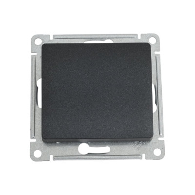 Нажимная кнопка Systeme Electric Glossa Антрацит сх.1, 10AX SE GSL000715