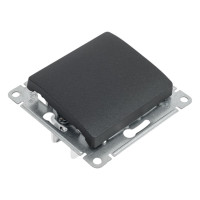 Нажимная кнопка Systeme Electric Glossa Антрацит сх.1, 10AX SE GSL000715