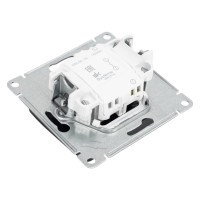 Нажимная кнопка Systeme Electric Glossa Антрацит сх.1, 10AX SE GSL000715