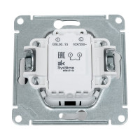 1-клавишный выключатель Systeme Electric Glossa Графит с подсветкой, сх.1а, 10AX SE GSL001313