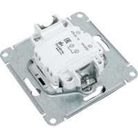 1-клавишный выключатель Systeme Electric Glossa Графит с подсветкой, сх.1а, 10AX SE GSL001313
