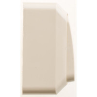 1-клавишный выключатель Systeme Electric Этюд наружный, Крем, кнопочный, SE KA10-001K