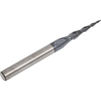 Фреза спиральная двухзаходная конусная сферическая (1х30х70 мм; угол 2A°-9.5; R 0.5 мм; хв-к 6) NL2QX6.30.1 DJTOL 478