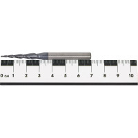 Фреза спиральная двухзаходная конусная сферическая (1х30х70 мм; угол 2A°-9.5; R 0.5 мм; хв-к 6) NL2QX6.30.1 DJTOL 478
