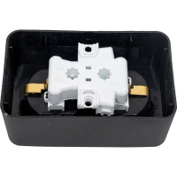 2-ая розетка Systeme Electric Blanca о/у без пласт. антрацит с/з со шт.., 16А BLNRA011206