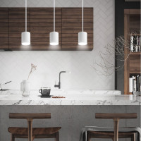 Подвесной светильник RITTER Arton цилиндр, провод 1м, 80x100, LED, 12Вт, 960Лм, 4200К, алюминий, белый 59984 5