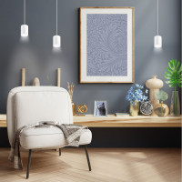 Подвесной светильник RITTER Arton цилиндр, провод 1м, 80x100, LED, 12Вт, 960Лм, 4200К, алюминий, белый 59984 5