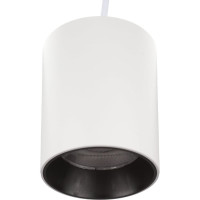 Подвесной светильник RITTER Arton цилиндр, провод 1м, 80x100, LED, 12Вт, 960Лм, 4200К, алюминий, белый 59984 5