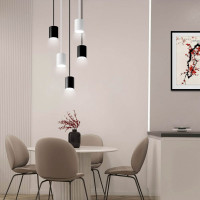 Подвесной светильник RITTER Arton цилиндр, провод 1м, 80x100, LED, 12Вт, 960Лм, 4200К, алюминий, белый 59984 5