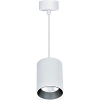 Подвесной светильник RITTER Arton цилиндр, провод 1м, 80x100, LED, 12Вт, 960Лм, 4200К, алюминий, белый 59984 5