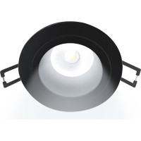 Встраиваемый потолочный светильник RITTER Artin круг скрытая лампа 92x92x40 монтажное отверстие 80x80 GU5.3 алюминий, черный 51416 9