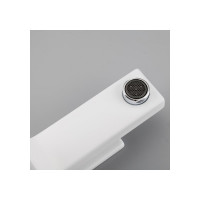 Смеситель для умывальника Gappo 35к G1017-1 литой, с гигиенической лейкой, белый-хром 549393