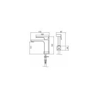 Смеситель для умывальника Gappo 35к G1017-1 литой, с гигиенической лейкой, белый-хром 549393