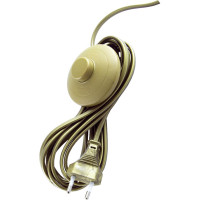 Кабель с ножным выключателем и евровилкой duwi 2м бронза 28581 6