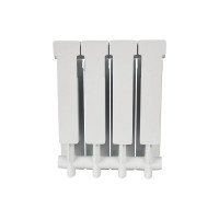 Алюминиевый радиатор STOUT ALPHA 350 4 секции, боковое подключение SRA-2310-035004 RG00908P2SCN32