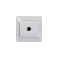 Механизм розетки TV 1-м Systeme Electric (Schneider Electric) Glossa, проходной, 4 DB, белый, арт. GSL000192