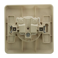 Розетка 1-м Systeme Electric (Schneider Electric) Этюд, 16 А, IP20, без заземления, кремовый, арт. PC16-001K